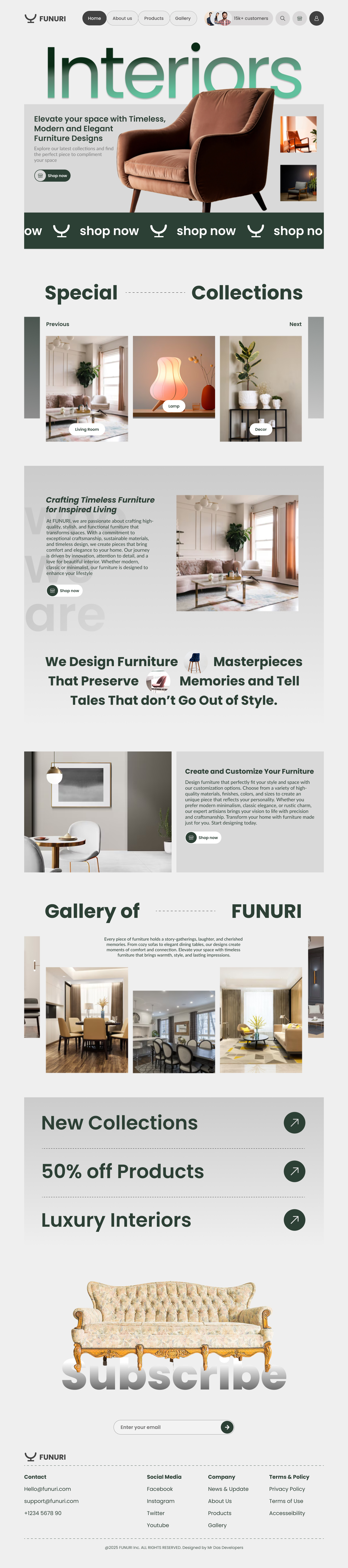 Interio Luxury Interior Design Web Site Design