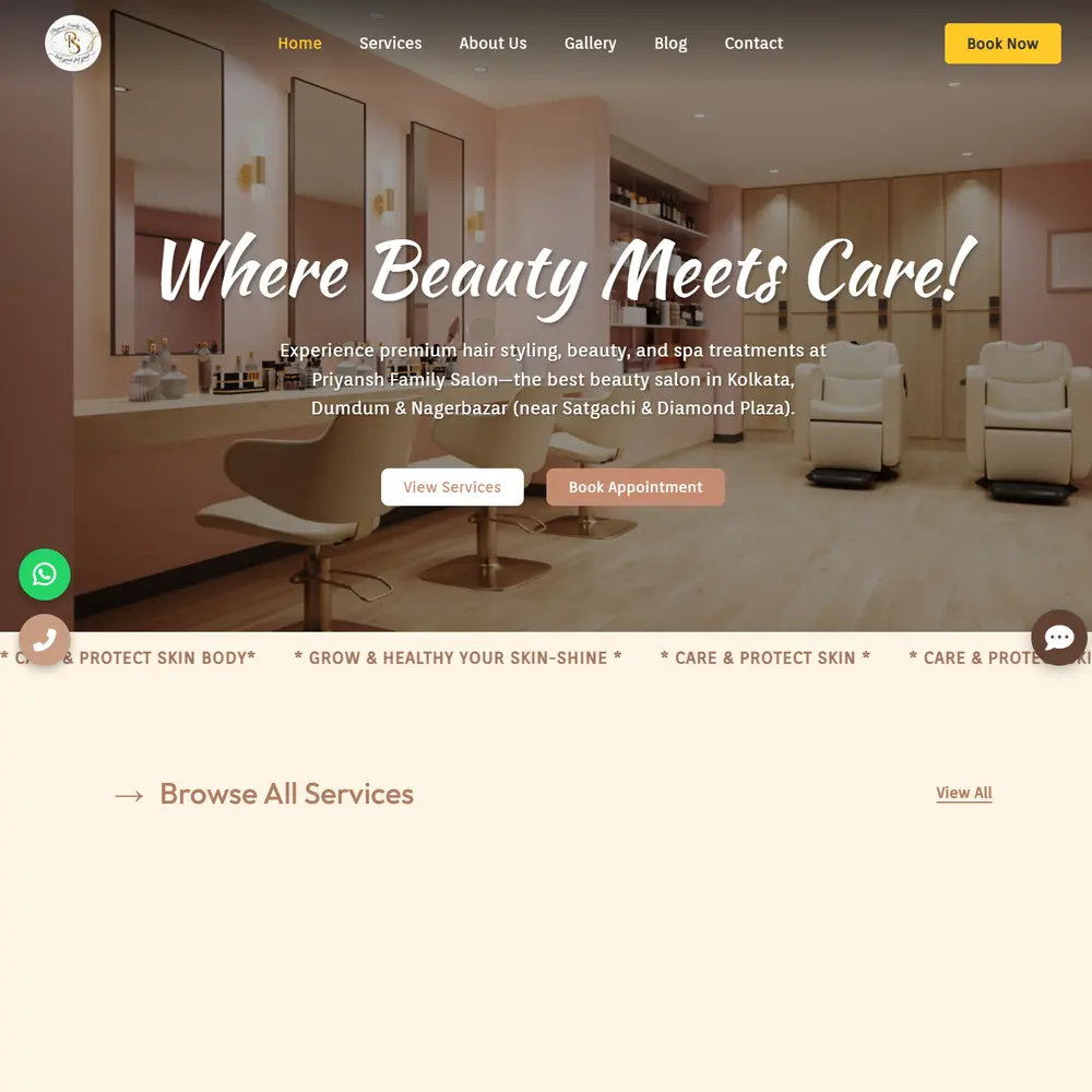 Priyansh Family Salon Case Study
